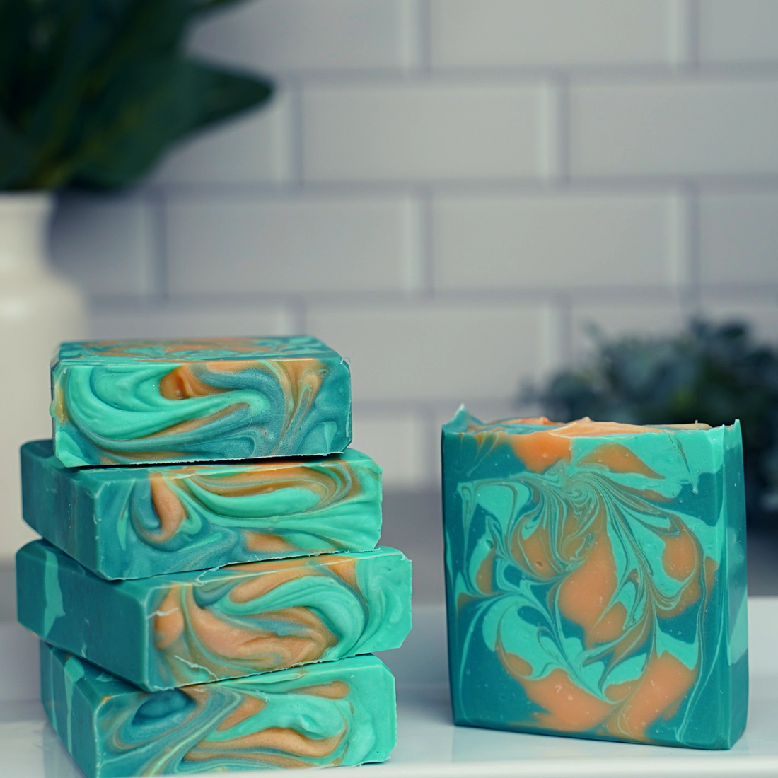 Jade Citrus Mint Artisan Soap