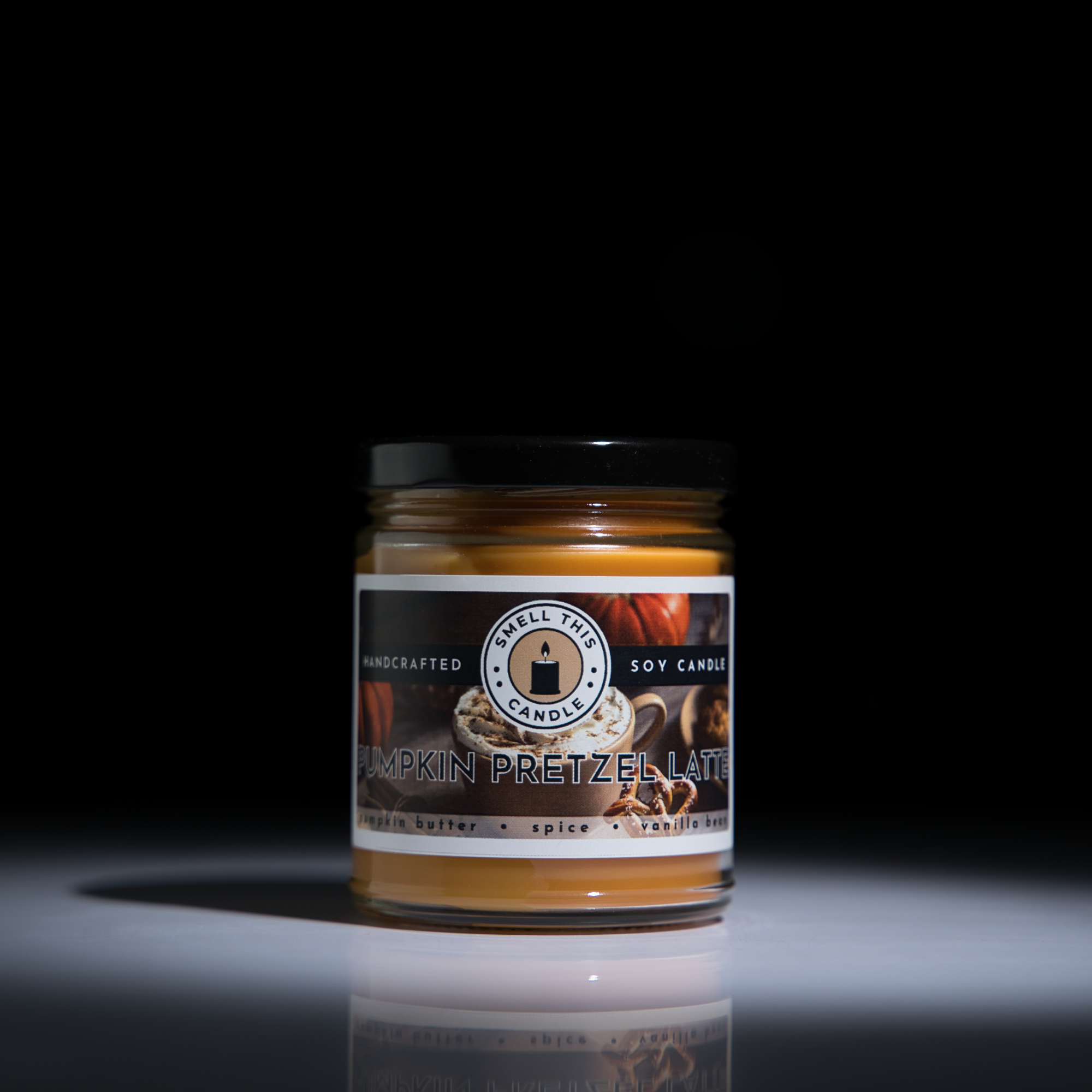 Pumpkin Pretzel Latte candle