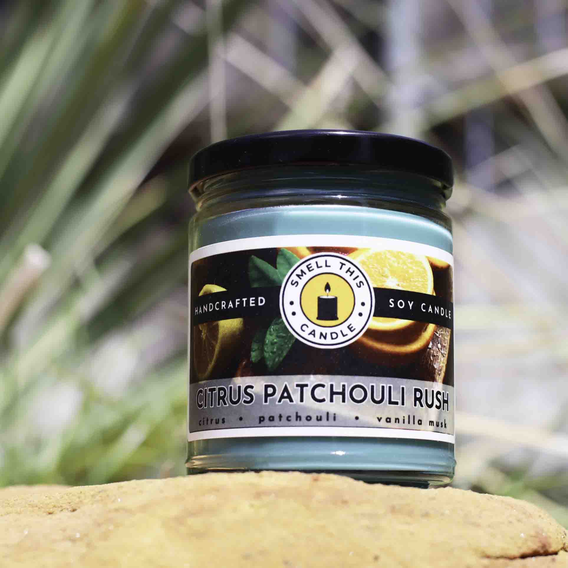 Citrus Patchouli Rush candle