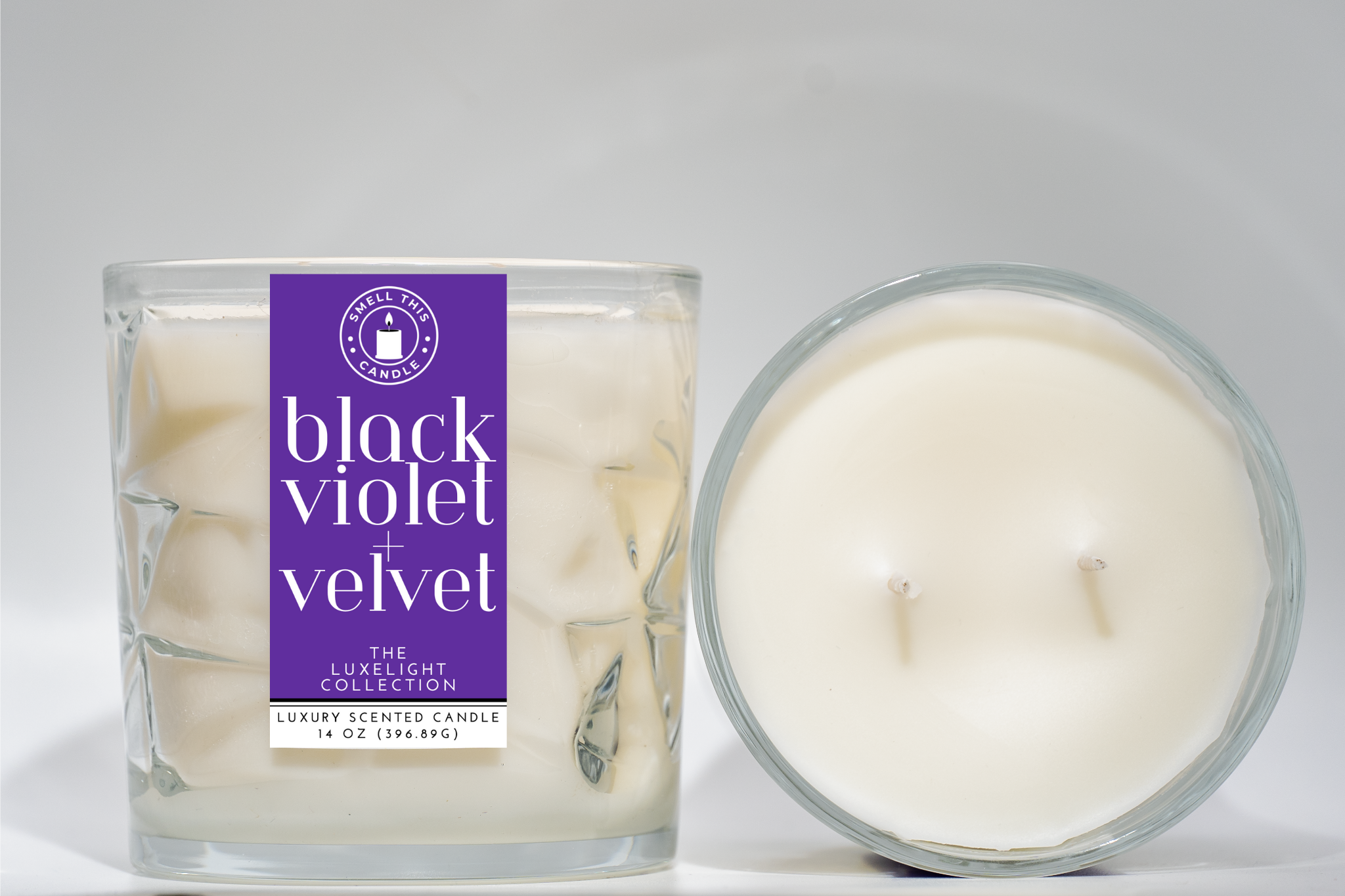 Black Violet + Velvet candle