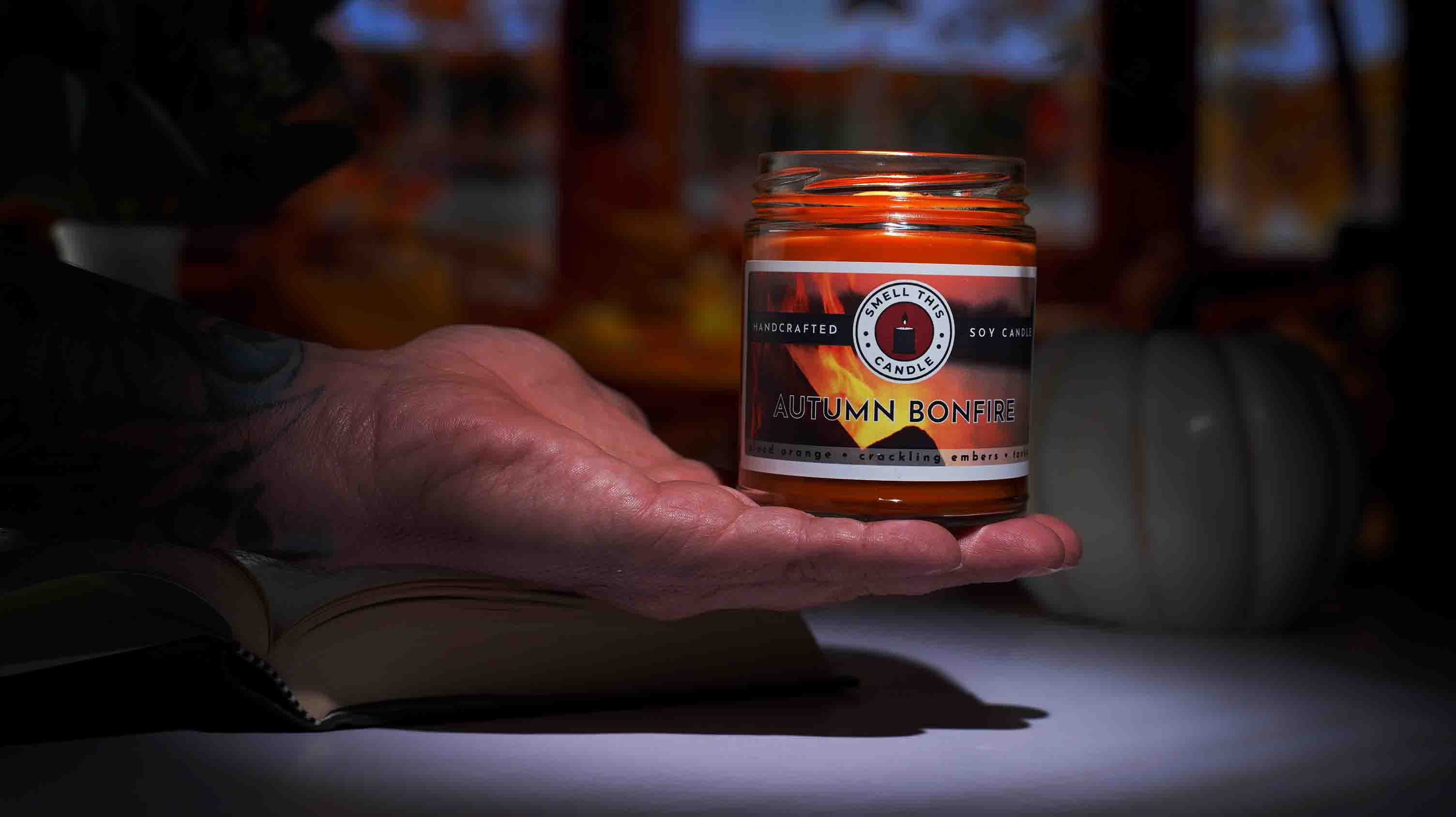 Autumn Bonfire candle