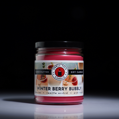 Winter Berry Bubbly candle