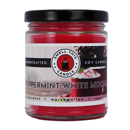 Peppermint White Mocha candle