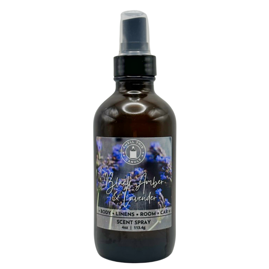 Black Amber &amp; Lavender scent spray - Smell This Candle - Scent Spray