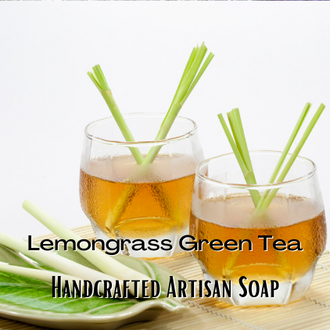 Lemongrass Green Tea Artisan Soap - Smell This Candle - Bar Soap