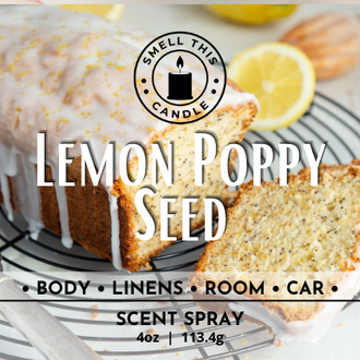 Lemon Poppy Seed scent spray - Smell This Candle - Scent Spray
