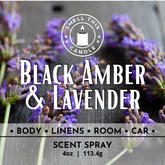 Black Amber & Lavender scent spray - Smell This Candle - Scent Spray