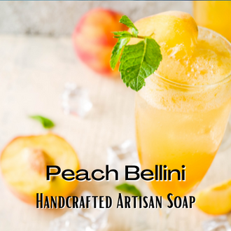 Peach Bellini Artisan Soap - Smell This Candle - Bar Soap