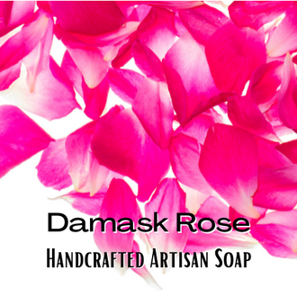 Damask Rose Artisan Soap - Smell This Candle - Bar Soap
